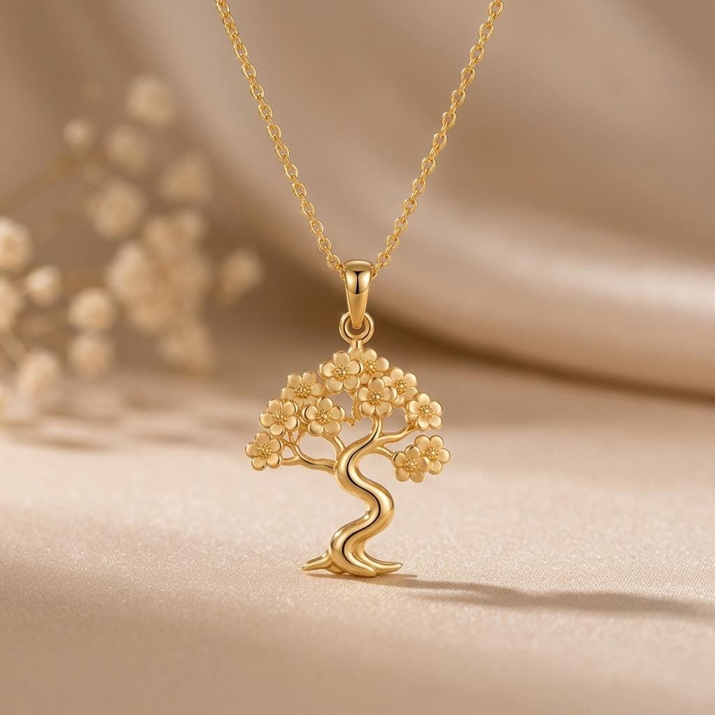 Sakura Cloud Bonsai jewelry design featured in the Rimossa meaning guide