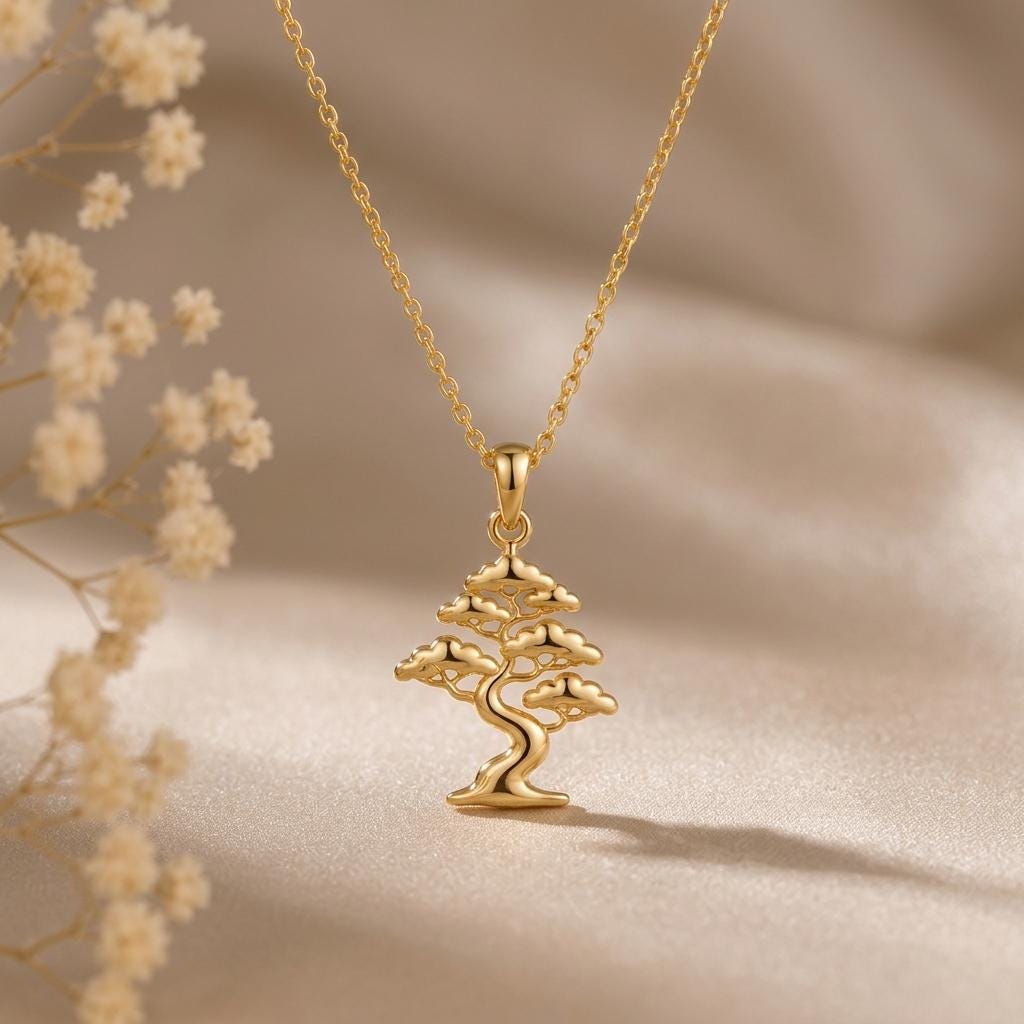 Pine Crest Bonsai jewelry design featured in the Rimossa meaning guide