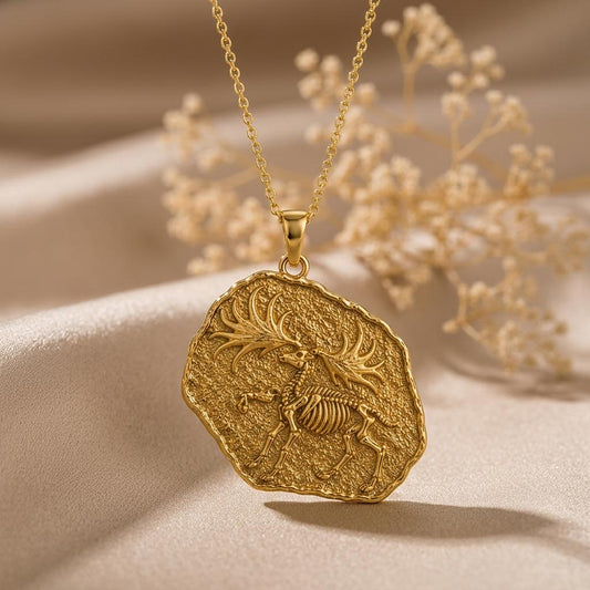 Dire Wolf Fossil jewelry design featured in the Rimossa meaning guide