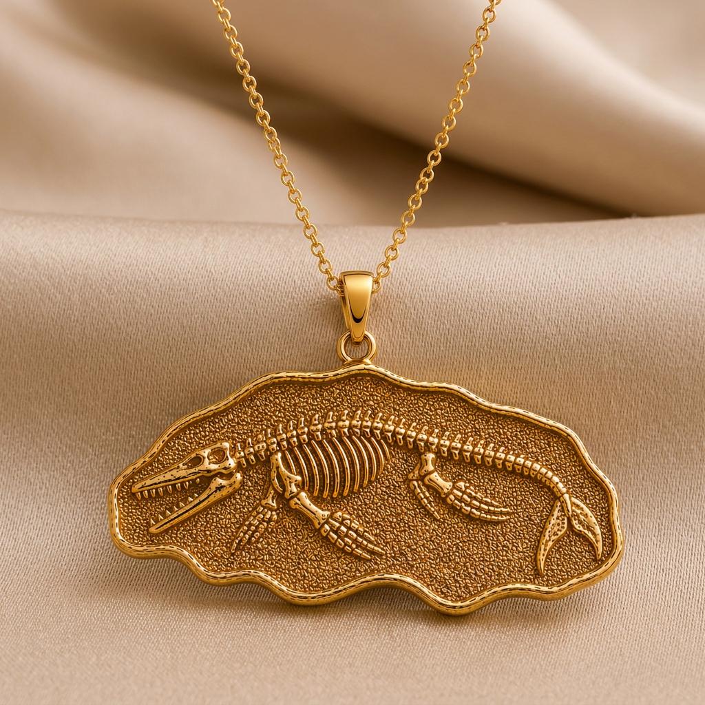 Basilosaurus Fossil jewelry design featured in the Rimossa meaning guide