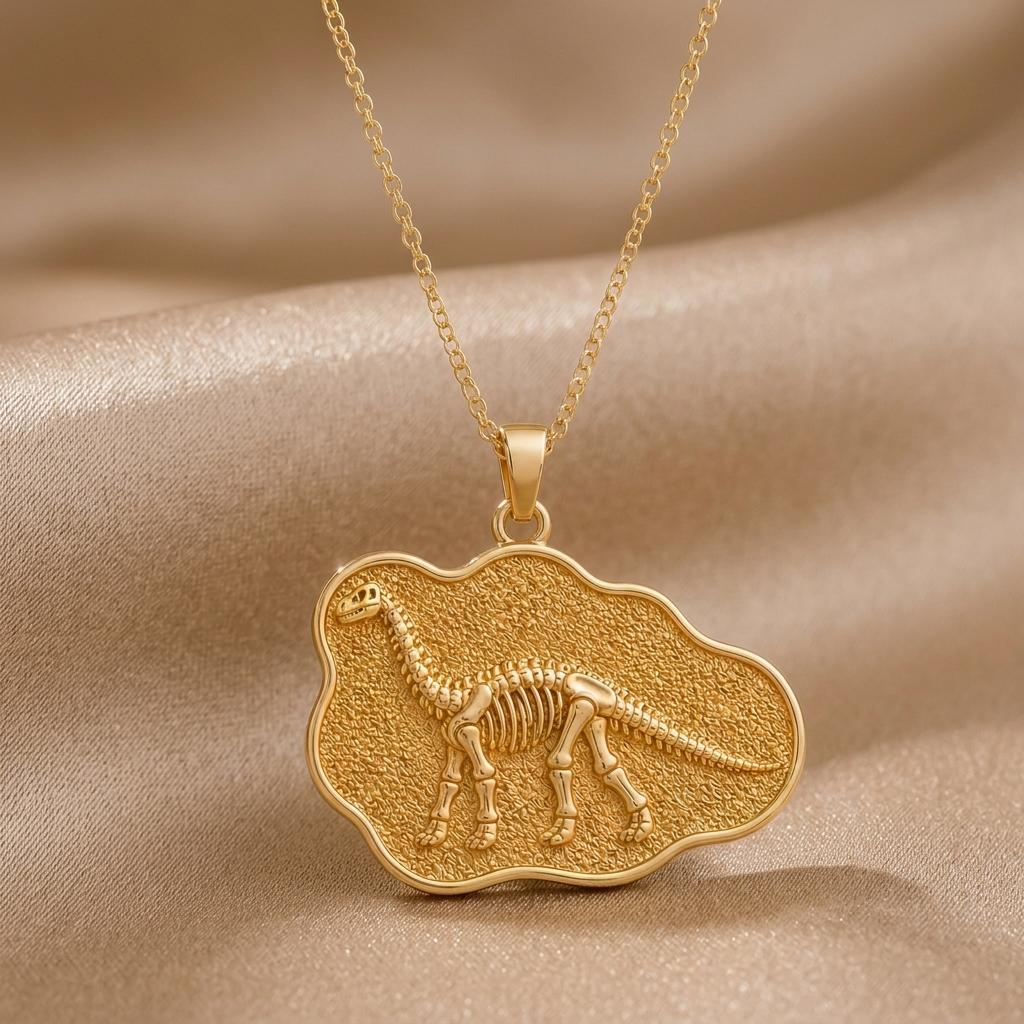 Brachiosaurus Fossil jewelry design featured in the Rimossa meaning guide