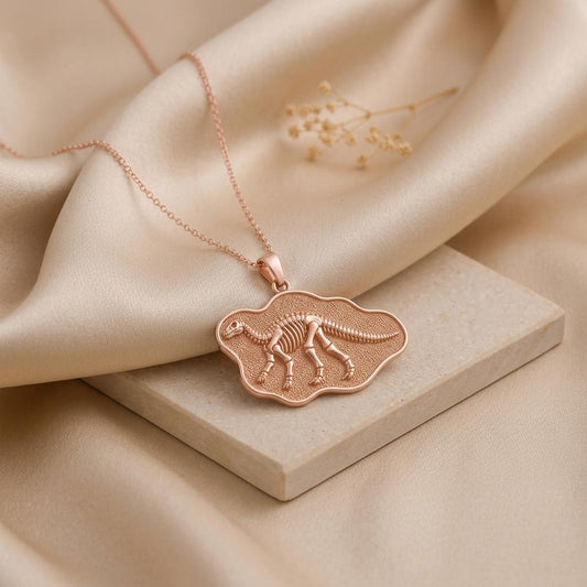 Iguanodon Fossil jewelry design featured in the Rimossa meaning guide