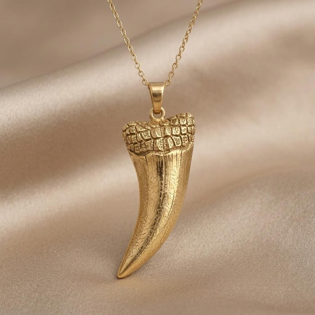 Sarcosuchus Tooth jewelry design featured in the Rimossa meaning guide