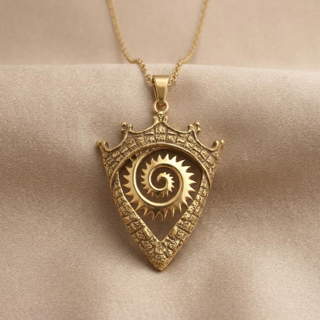 Helicoprion Crown jewelry design featured in the Rimossa meaning guide