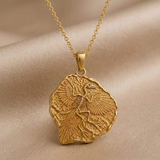Archaeopteryx Fossil jewelry design featured in the Rimossa meaning guide