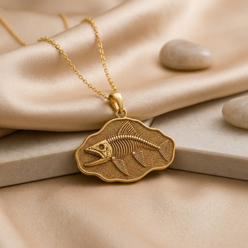 Leedsichthys Fossil jewelry design featured in the Rimossa meaning guide
