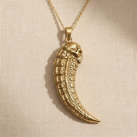 Gorgonopsid Fang jewelry design featured in the Rimossa meaning guide