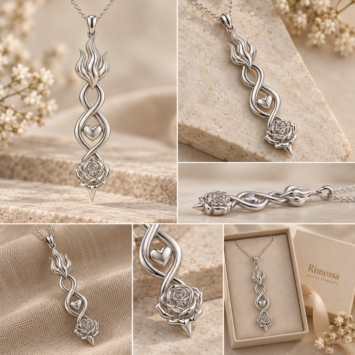 Flame of Eternal Love Necklace