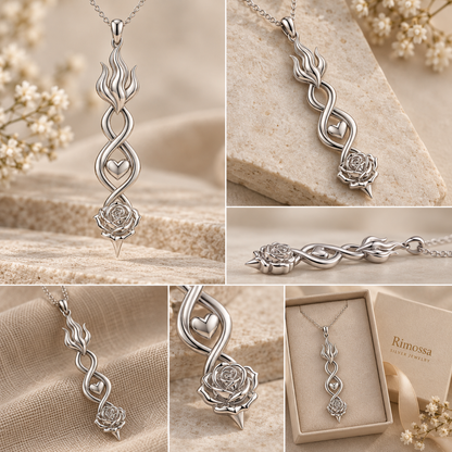 Flame of Eternal Love Necklace