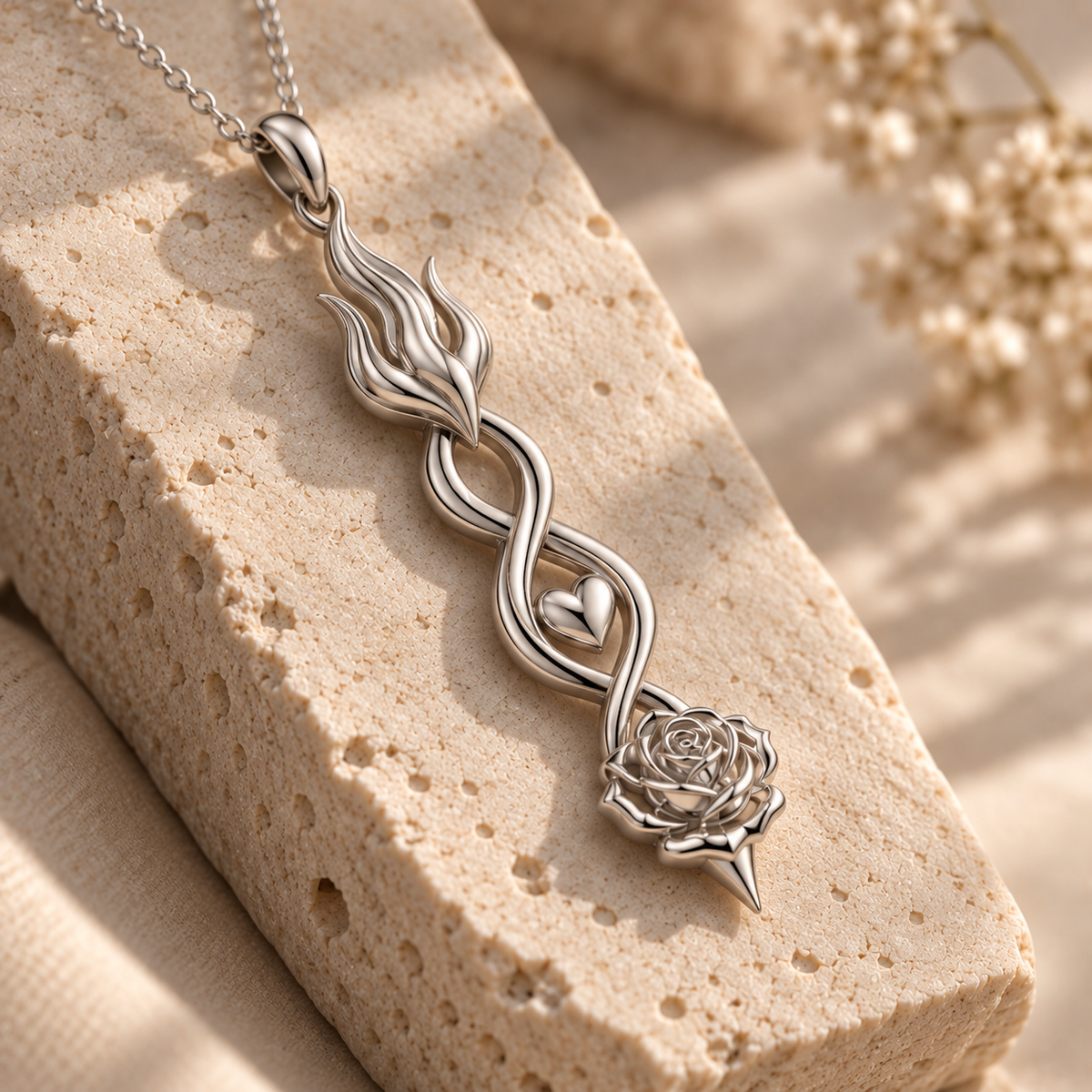 Flame of Eternal Love Necklace