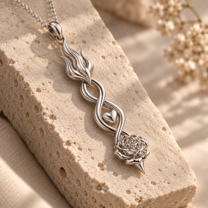 Flame of Eternal Love Necklace