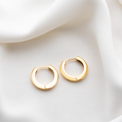 Hoop Earrings, Gold Silver Huggie Hoops, Small Thin Double Pearl Beaded Hoops,Heart Custom Large Hoop Earrings,Trendy Jewelry Gift for Women