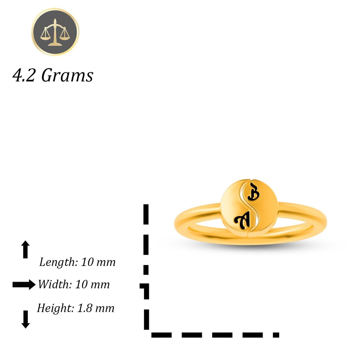 Engraved Signet Ring, Adjustable Pinky Ring, Minimalist Claddagh Cameo Ring, Custom Handwriting Name Letter Initial Couples Elden Inspired