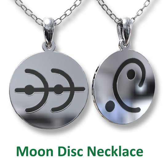 Moon Necklace - Custom Engraved Locket Necklace, Silver or Gold Name Necklace, Charm Pendant, Handmade Gift for Him, Personalized Jewelry