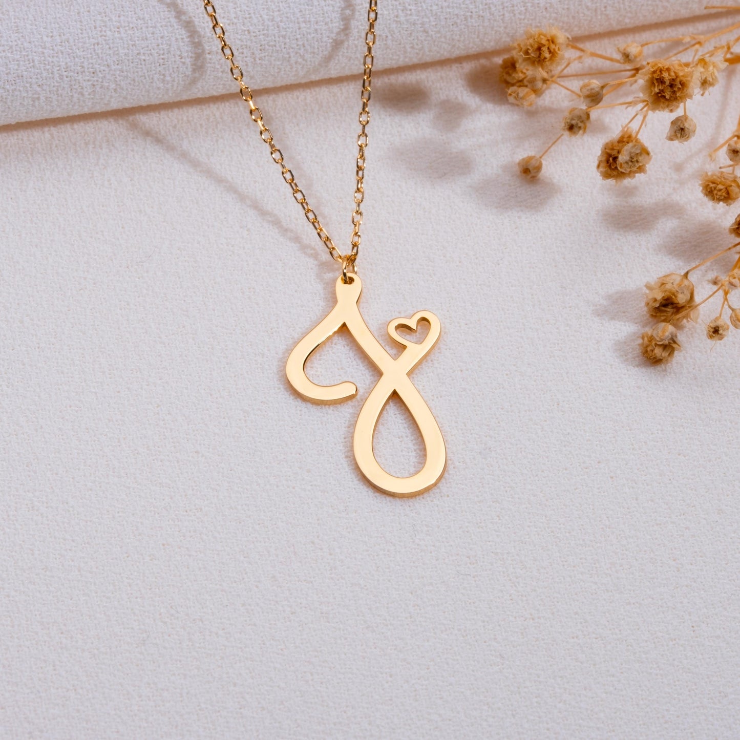 J Initial Necklace, Silver or Gold Letter J Pendant,Dainty Personalized Charm Necklace, Custom Gift for Her,Minimalist Jewelry,handmade gift