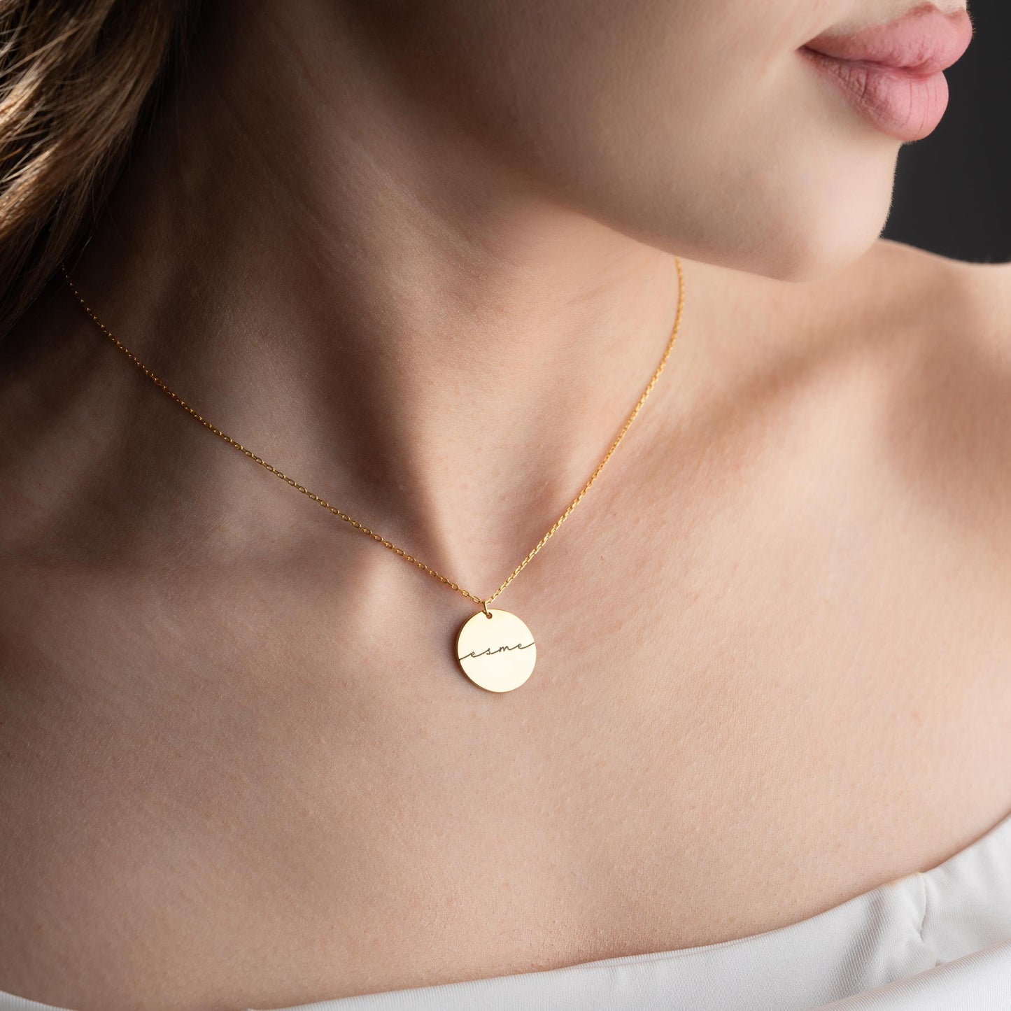Personalized Locket Necklace – Gold Locket, Custom Jewelry Gift for Her or Him, Anniversary, Birthday, Thoughtful Personalized Gift Idea