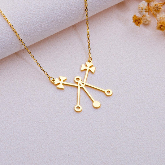 Marbas Sigil Necklace – Witch Sigil Pendant, Protection Spell Jewelry, Lucifer Lilith Custom Sigil, Goth Halloween Necklace, Gift for Her