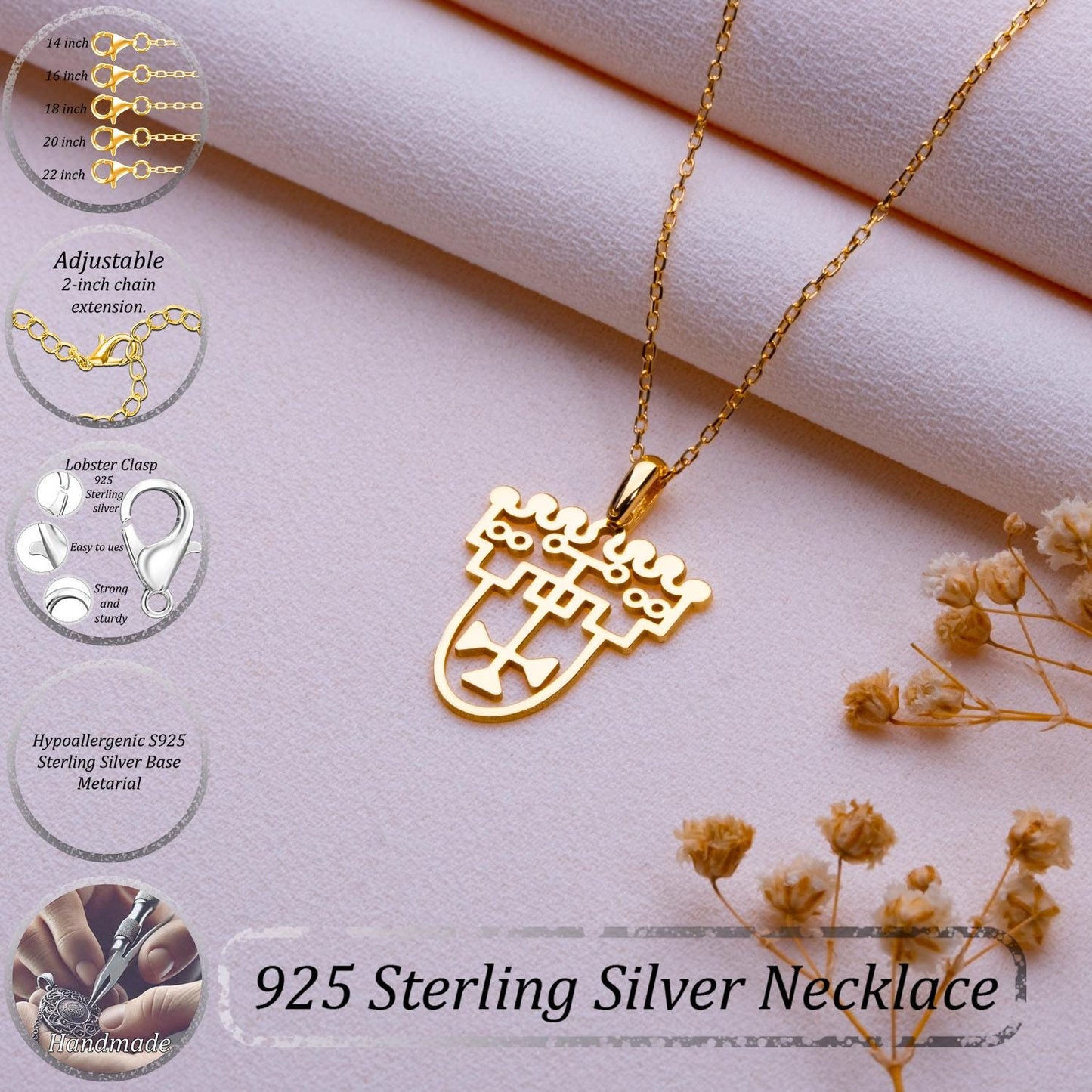 King Vine Sicil Pendant • Astaroth Lucifer Lilith Sigil Necklace-Gothic Protection Custom Talisman-Supernatural Witch Jewelry-handmade gift