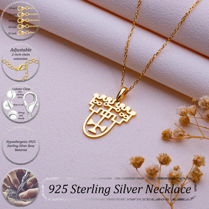 King Vine Sicil Pendant • Astaroth Lucifer Lilith Sigil Necklace-Gothic Protection Custom Talisman-Supernatural Witch Jewelry-handmade gift