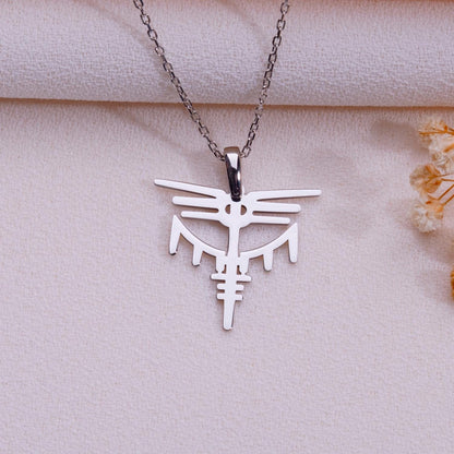Valkyrie Pendant Necklace – Dragon Statement Jewelry,Handmade Medieval Festival Necklace for Women,Unique Gift for Her,Valkyrie Necklace