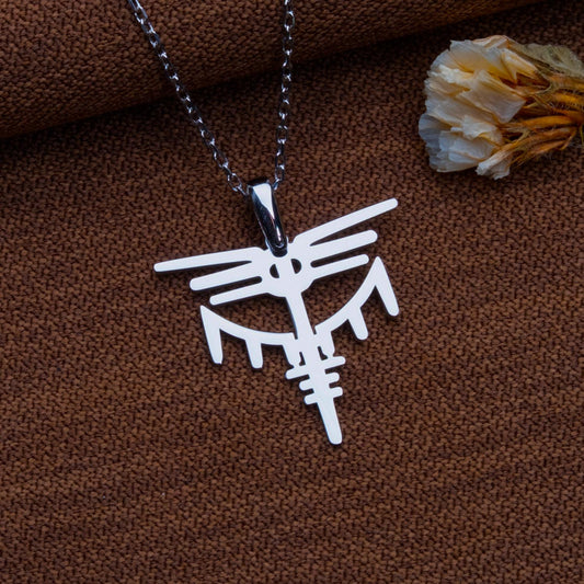 Valkyrie Pendant Necklace – Dragon Statement Jewelry,Handmade Medieval Festival Necklace for Women,Unique Gift for Her,Valkyrie Necklace