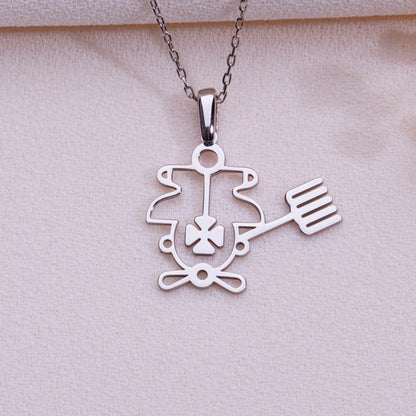 Purson Seal Necklace – Occult Demon Sigil Pendant, Protection Talisman,Witch Jewelry,Goth Necklace,Halloween Charm,Supernatural Gift for Him