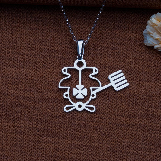 Purson Seal Necklace – Occult Demon Sigil Pendant, Protection Talisman,Witch Jewelry,Goth Necklace,Halloween Charm,Supernatural Gift for Him