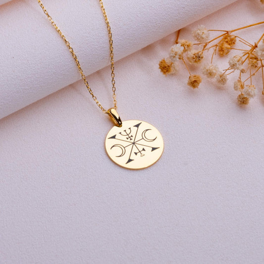 Decarabie Sigil Pendant – Protection Necklace, Custom Occult Jewelry, Silver Magik Amulet, Gothic Halloween Necklace, Supernatural Gift.