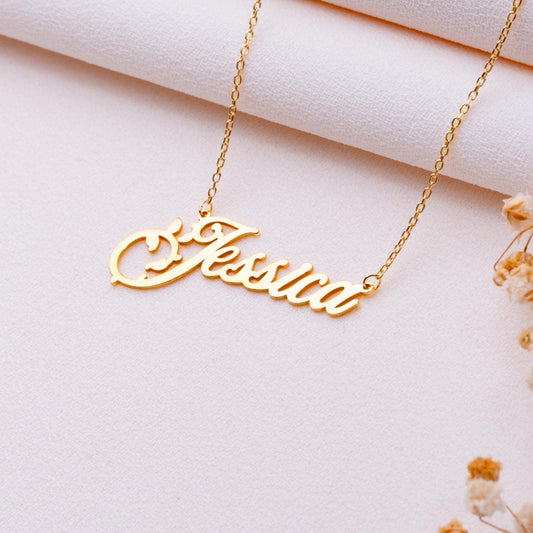 Kids Name Necklace • Custom Jewelry Gift for Mom-Dainty Sentimental Pendant-Personalized Name Charm for Valentine or Baby Gift-handmade gift