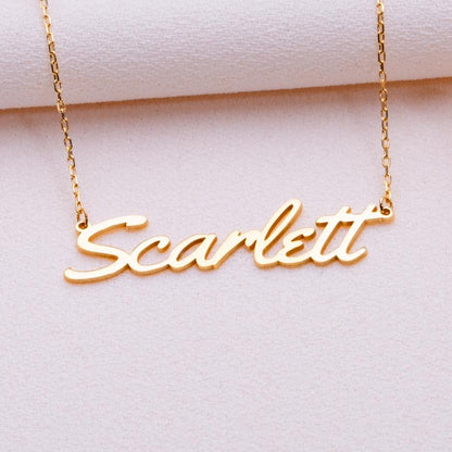 Initial Name Necklace • Unique Handmade Gift for Mom • Custom Name Jewelry • Dainty Pendant for Birthday or Valentine Present-Gift for wife