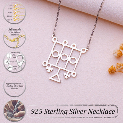 Furcas Sigil Necklace • Goetia Demon Pendant • Occult Jewelry • Solomon Seal Amulet • Kabbalah Protection Talisman • Dark Symbolic Gift