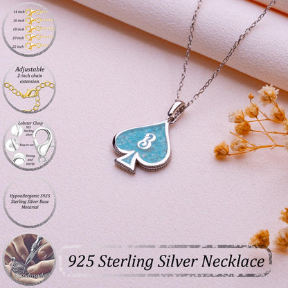 Turquoise Initial Necklace-Pearl Choker-Vintage Delicate Pendant-Custom Silver Letter Jewelry-Handmade Ocean Agate Charm-Natural Stone Gift