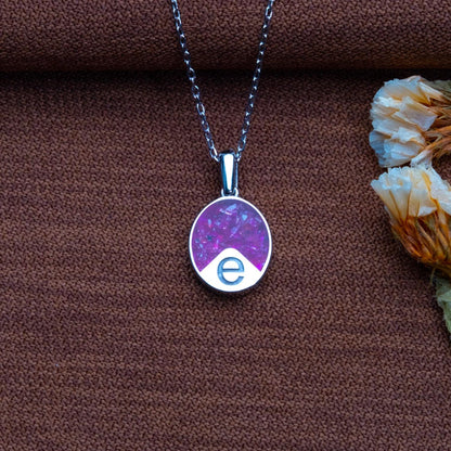 Garnet Medallion Necklace Gold, Garnet Pendant, Silver Medallion, Custom Initial Coin, Gemstone Necklace, Statement Necklace, Gift for Women