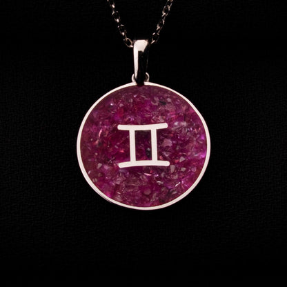 Garnet Zodiac Necklace-Capricorn Sagittarius Scorpio Jewelry-Celestial Star Sign Pendant-Birthday Gift for Her-Horoscope Mothers Day Gift
