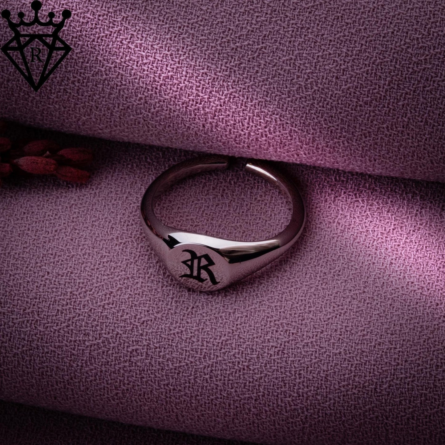 Initial Ring ,Gold or Silver Initial Ring,Dainty Script Personalized Jewelry,Men’s & Women’s Custom Initial Band,Wedding or Anniversary Gift