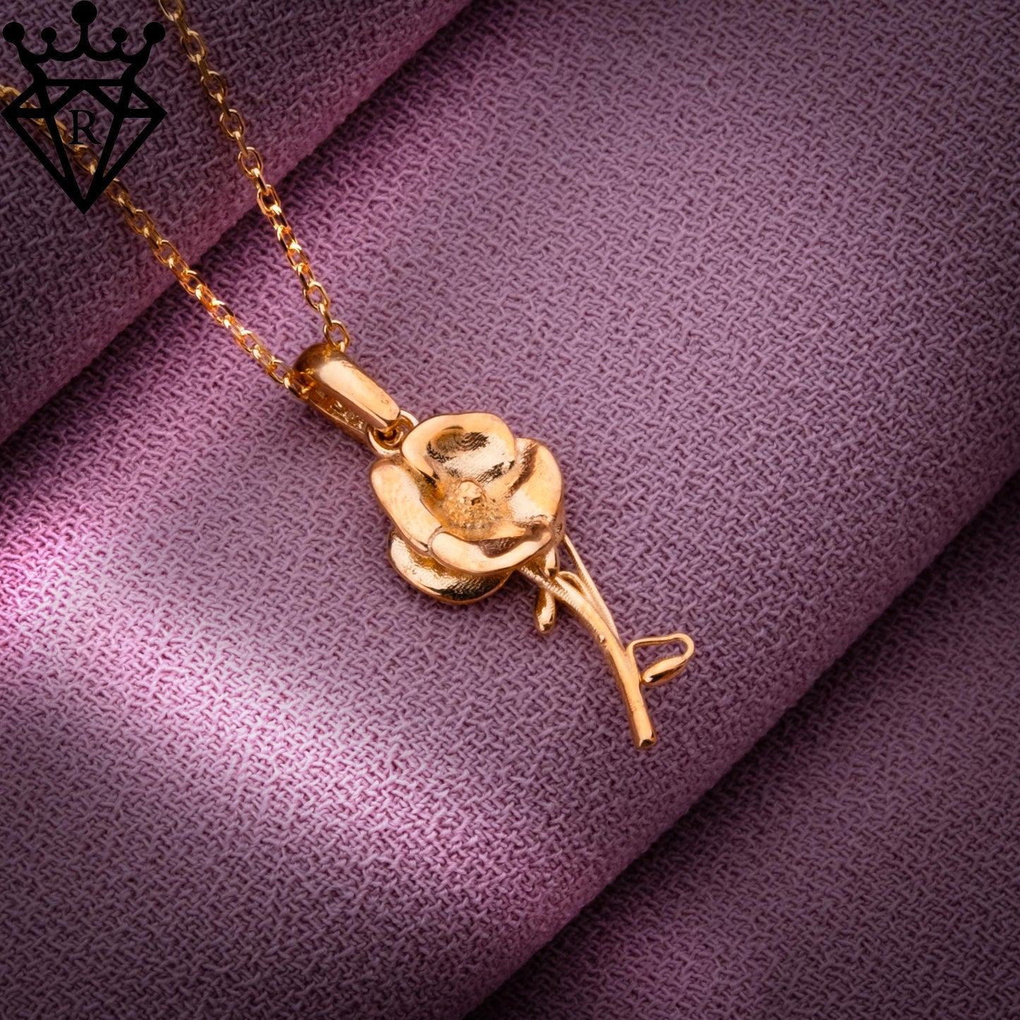 Poppy Flower Necklace–August Birth Flower Jewelry,Birth Month Charm Pendant,Red Flower Gift,Dainty Gold Birthflower Jewelry for Her