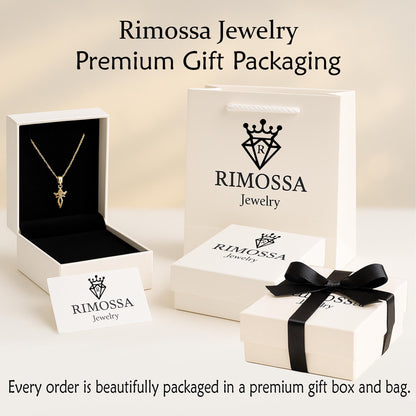 Amethyst Initial Necklace – 14K Gold Plated 925 Sterling Silver Rectangle Pendant – February Birthstone Jewelry – Personalized Gift for Her