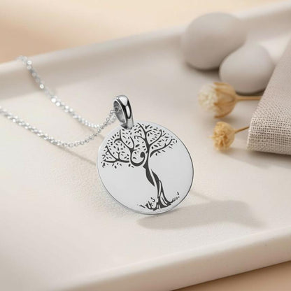 Tree of Life Necklace | 925 Sterling Silver Women | Celtic Symbolic Jewelry | Family Meaningful Gift