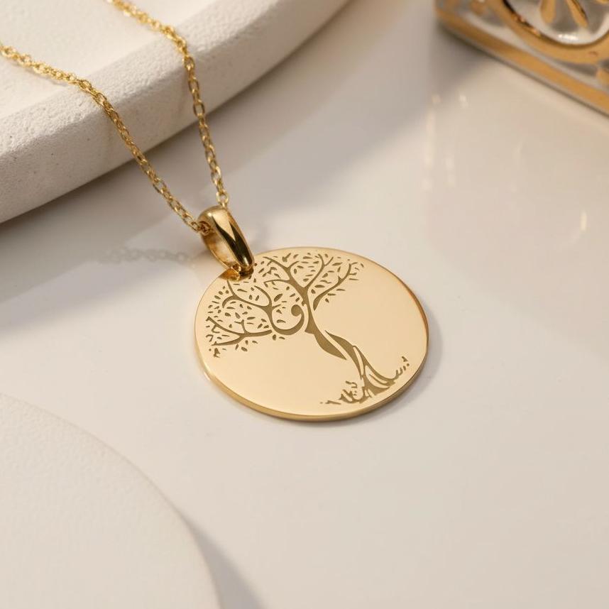 Tree of Life Necklace | 925 Sterling Silver Women | Celtic Symbolic Jewelry | Family Meaningful Gift