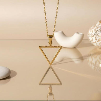Water Element Necklace | 925 Sterling Silver | Alchemy Symbol Jewelry | Gift of Intuition and Emotional Balance