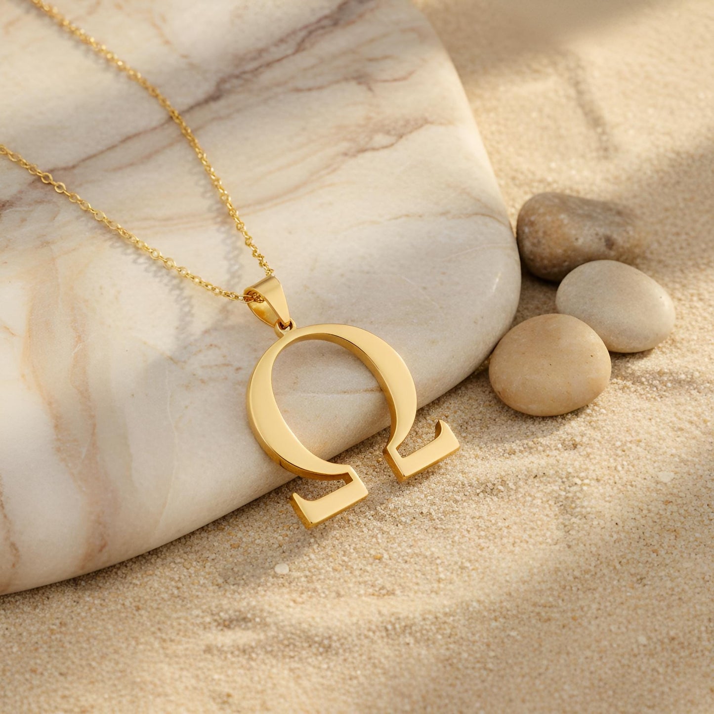 Omega Symbol Pendant | 925 Sterling Silver | Minimal Greek Jewelry | Meaningful Symbolic Gift