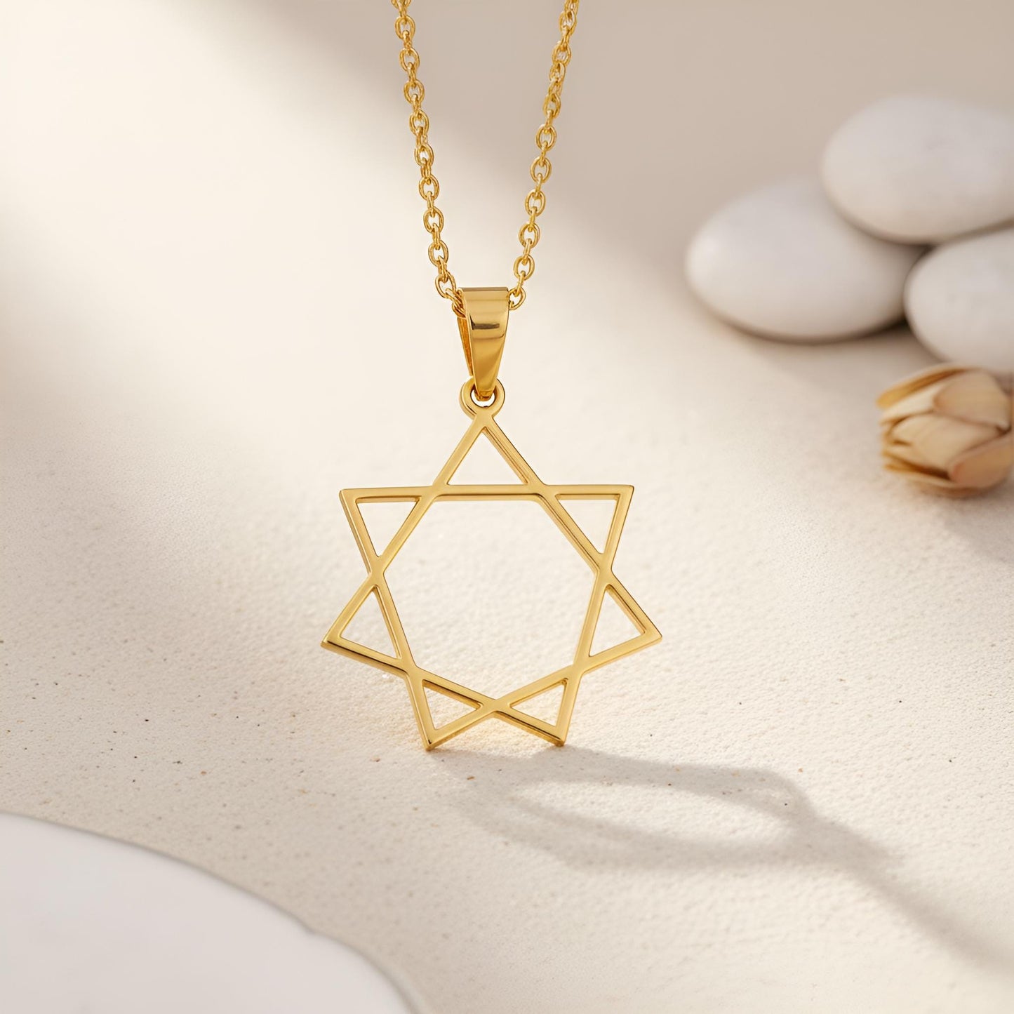 Seven Pointed Star Necklace | 925 Sterling Silver | Heptagram Occult Symbol | Meaningful Spiritual Gift