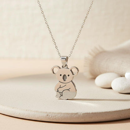 Koala Necklace | 925 Sterling Silver | Minimalist Animal Design | Meaningful Nature Gift
