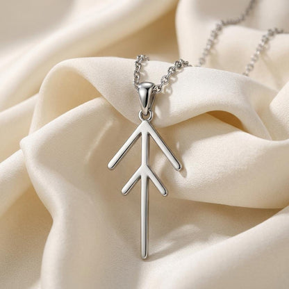 Viking Rune Necklace for Divine Energy and Protection | 925 Sterling Silver | Norse Mythology Symbolism | Empowerment & Protection Gift