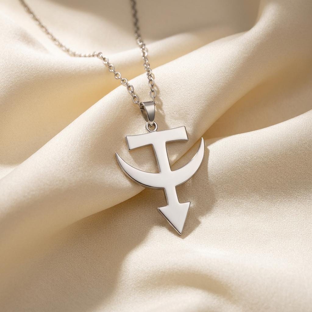 Tataria Symbol Necklace | Sterling Silver Jewelry | Cultural Heritage Design | Meaningful Keepsake Gift
