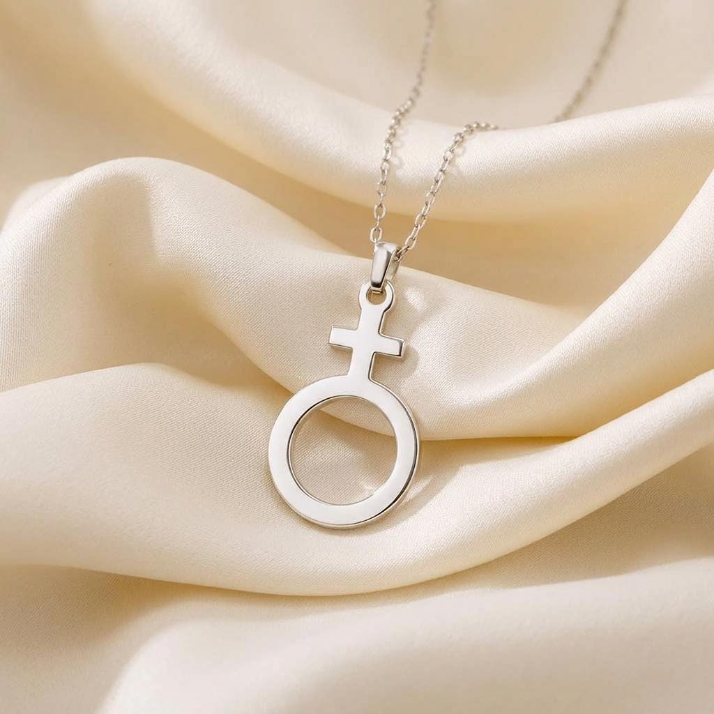 Antimony Necklace | 925 Sterling Silver | Alchemical Symbolism | Thoughtful Gift