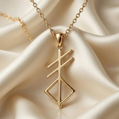 Norse Creation Symbol Necklace | 925 Sterling Silver | Norse Mythology Inspired | Symbolic Strength Gift