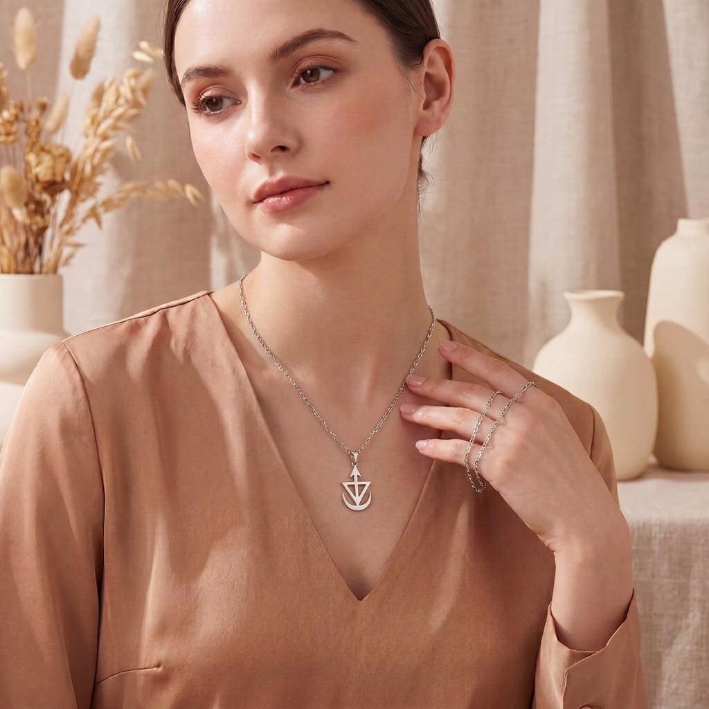 Jason Astrology Necklace | Sterling Silver | Symbolic Celestial Jewelry | Thoughtful Astrology Gift