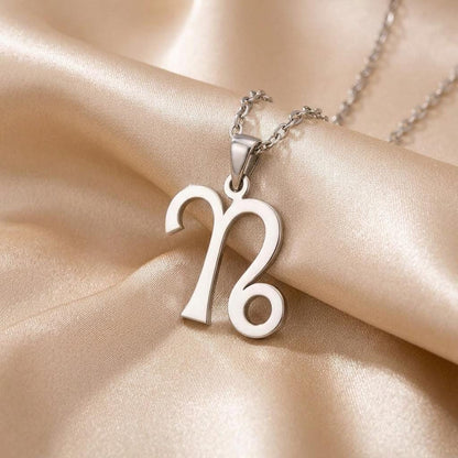 Capricorn Zodiac Necklace, | 925 Sterling Silver | Astrology Minimalist Design | Meaningful Birthday Gift