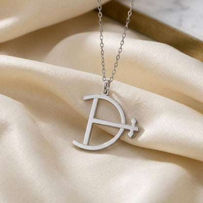Magnesium Symbol Necklace | 925 Sterling Silver | Minimalist Symbolic Jewelry | Science & Wellness Gift